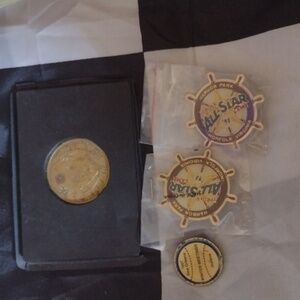 Pinnacle Mint 96 DanteBichette Medal/AAA 98 ALL STAR Pins/97 winter meeting Pin